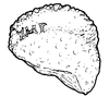 ii. Inscription on head (drawing, 2001)